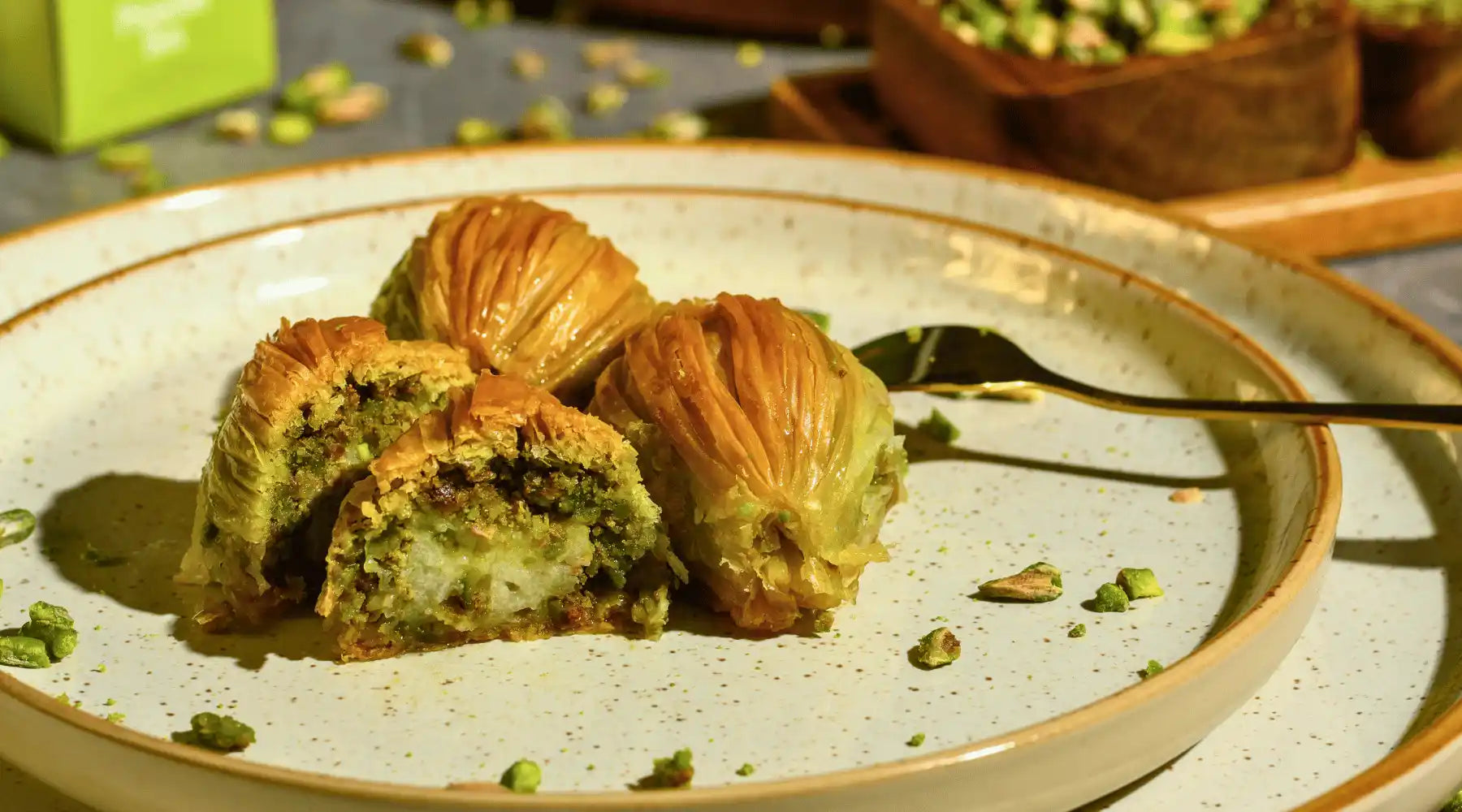 Entdecke die perfekte Midye-Pistazien-Baklava