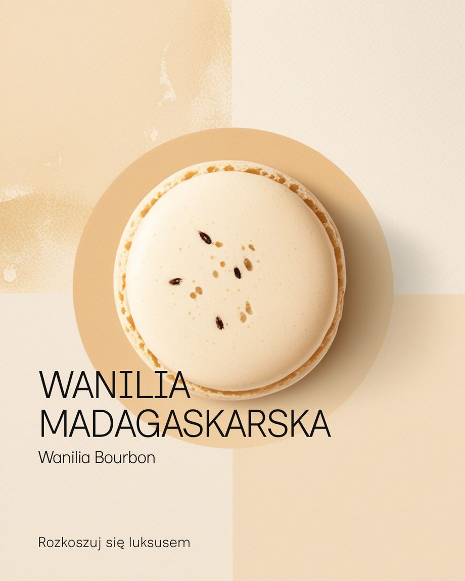 Madagaskar Bourbon vanilyalı makaron